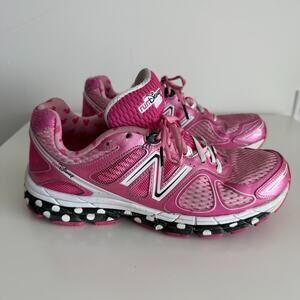 New Balance Disney Running Shoes Women 10.5 Pink 860v4 Minnie Mouse 2014 Sneaker